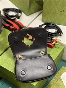 Gu.cci Blondie Mini Bag Black Leather 698643