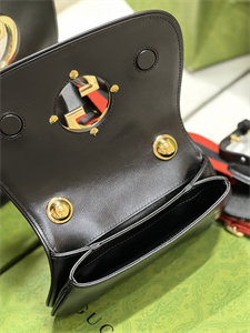 Gu.cci Blondie Mini Bag Black Leather 698643