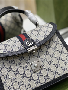 Gu.cci Ophidia GG Small Top Handle Bag GG Supreme Canvas 651055