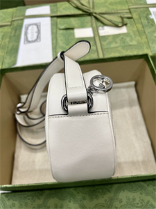 Gu.cci Blondie Mini Shoulder Bag White Leather 760175