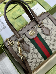 Gu.cci Ophidia  GG Small Tote Bag GG Supreme Canvas 547551