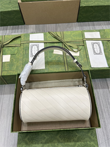 Gu.cci Blondie Small Shoulder Bag White Leather 760169