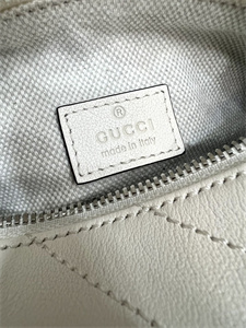 Gu.cci Blondie Mini Shoulder Bag White Leather 760170