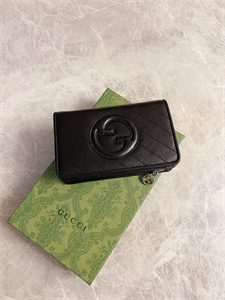 Gu.cci Blondie Wallet Black Leather 760336
