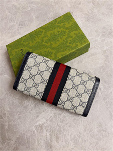 Gu.cci Ophidia Continental Wallet GG Supreme Canvas 523153