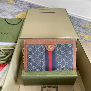 Gu.cci Ophidia GG Small Shoulder Bag Blue Denim 503877