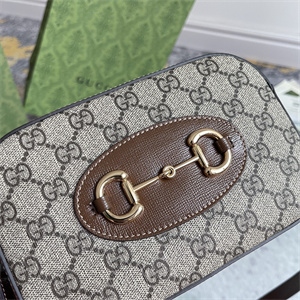 Gu.cci Horsebit 1955 Small Shoulder Bag Supreme Canvas 760196