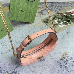 Gu.cci GG Marmont Half Moon Shaped Mini Bag  699514