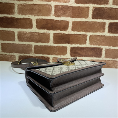 Gu.cci Ophidia GG Small Top Handle Bag GG Supreme Canvas 651055