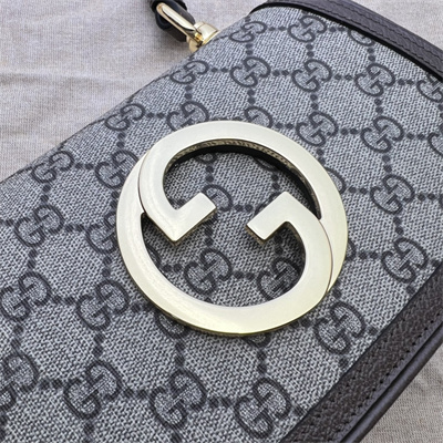 Gu.cci Blondie Mini Shoulder Bag GG Supreme Canvas 724645