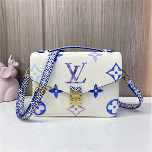 L.V Pochette  Métis  Bag Canvas Blue M23055
