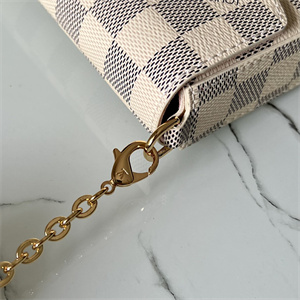 L.V  Felicie Pochette Damier Azur Chain N63106