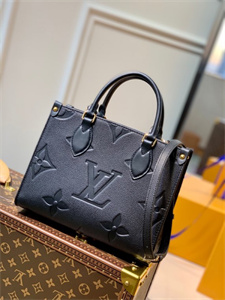 L.V ONTHEGO PM  Monogram Empreinte Black M45653