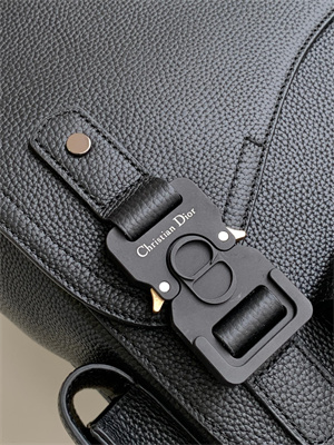 Di.or Maxi Gallop  Backpack Grained Calfskin Black