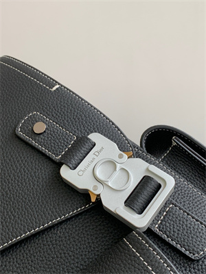 Di.or Maxi Gallop  Backpack Grained Calfskin Black