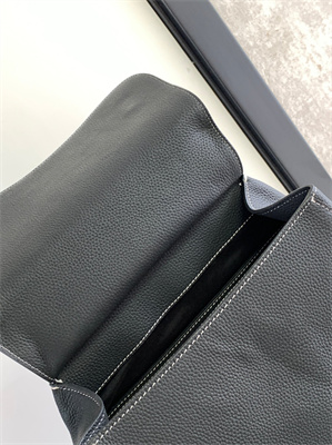 Di.or Maxi Gallop  Backpack Grained Calfskin Black