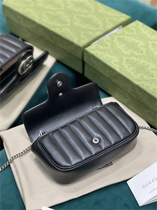 Gu.cci GG Marmont Mini Bag Black 476433