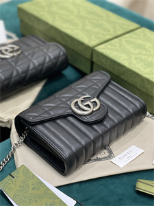 Gu.cci GG Marmont Mini  Bag Black 474575