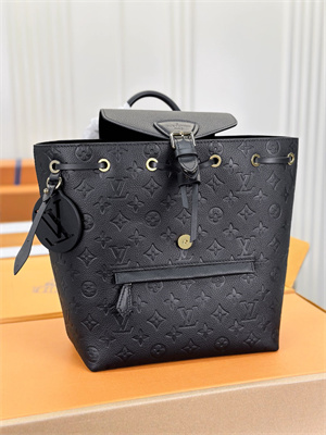 L.V Montsouris Backpack Monogram Empreinte Black M45205