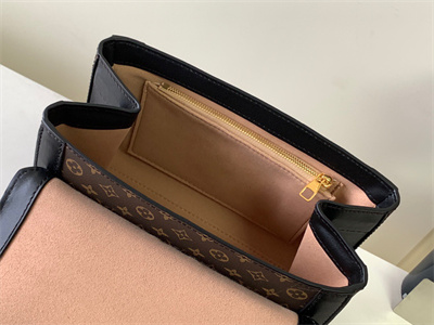 L.V Trianon PM Handbag Monogram Canvas & Cowhide Leather Black M45908