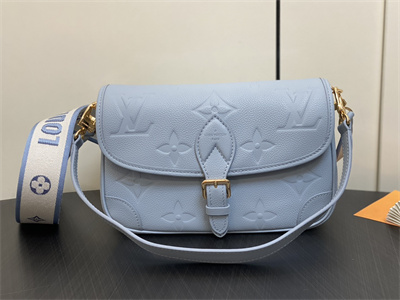 L.V Diane Bag Monogram Empreinte Cowhide Blue M46386