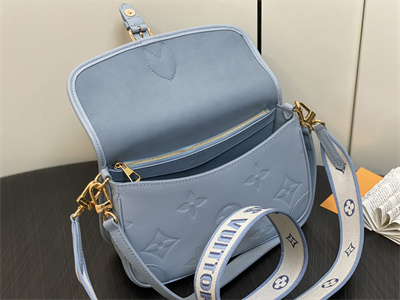 L.V Diane Bag Monogram Empreinte Cowhide Blue M46386