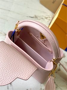 L.V Capucines Mini Bag Taurillon Leather Rosebella M59433