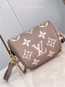 L.V Mini Bumbag Monogram Empreinte Tourterelle/Cream M82208