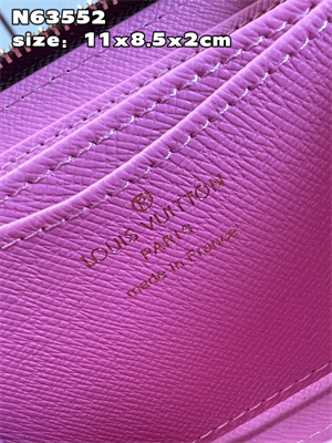 L.V Zippy Coin Purse Vivienne Holidays Damier Ebene N63552