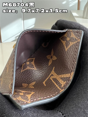 L.V Micro Wallet Monogram Canvas Black M68704