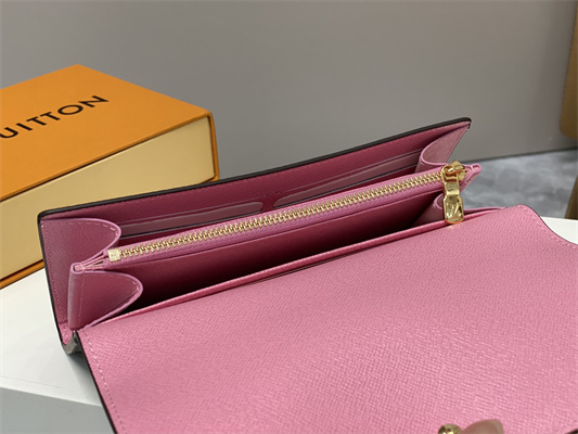 L.V X YK Sarah Wallet Pumpkin Monogram Canvas M82114