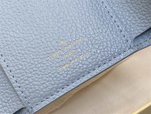 L.V Victorine Wallet Monogram Empreinte Blue M83271