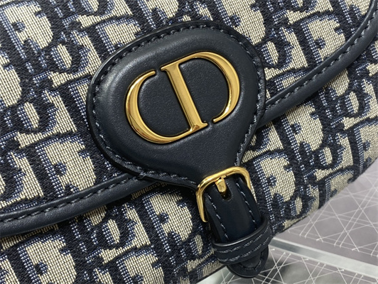 CD Di.or Bobby East-West Blue Oblique Jacquard