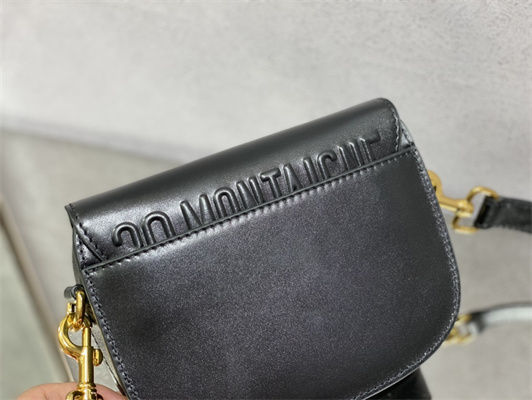 CD Small Di.or Bobby Bag Box Calfskin Black