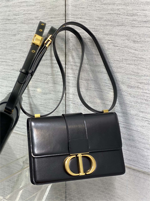 CD 30 Montaigne Bag Box Calfskin Black