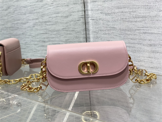 CD Small 30 Montaigne Avenue Bag Box Calfskin Pink