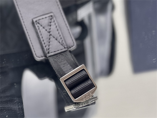 Large Di.or Hit The Road Backpack Black CD Diamond Canvas