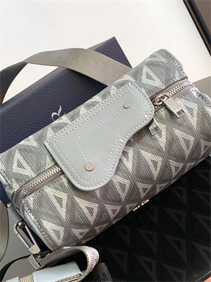 Di.or Lingot 22 Shoulder Bag Grey CD Diamond Canvas