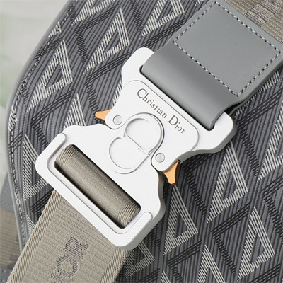 Di.or Lingot 50 Travel Bag Grey CD Diamond Canvas