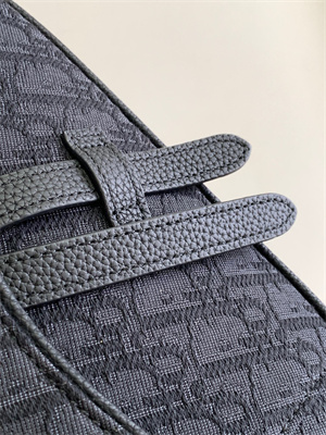Di.or Saddle Bag Black Oblique Jacquard