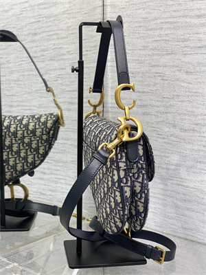 CD Saddle Bag Oblique Jacquard Blue Color