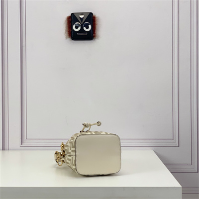 Fen.di MON TRESOR Beige Leather Mini Bag
