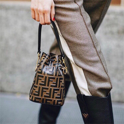 Fen.di MON TRESOR Brown Leather Mini Bag