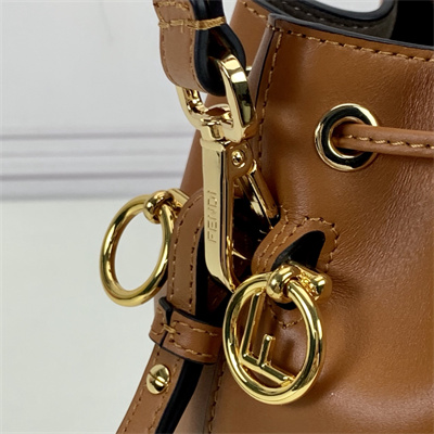 Fen.di MON TRESOR Brown Leather Mini Bag