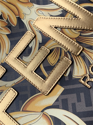 Fen.di FENDACE SUNSHINE Medium Multicolor Printed Leather Shopper