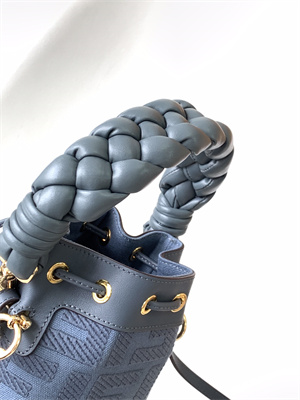 Fen.di MON TRESOR Blue Canvas FF Mini Bag