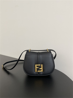 Fen.di C’mon Mini Black Leather Bag