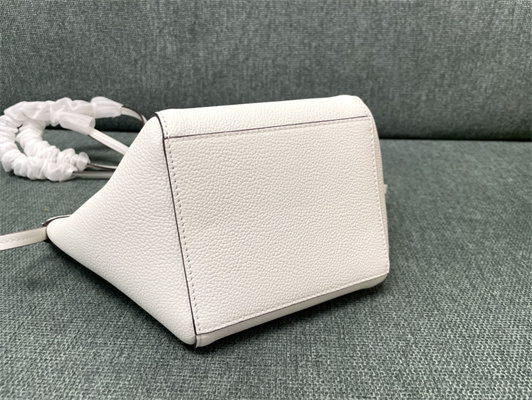 Fen.di ORIGAMI Mini White Leather Bag That Can be Transformed