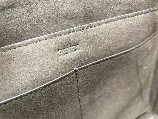 Fen.di ORIGAMI Large Brown FF Jacquard Fabric Bag That Can be Transformed