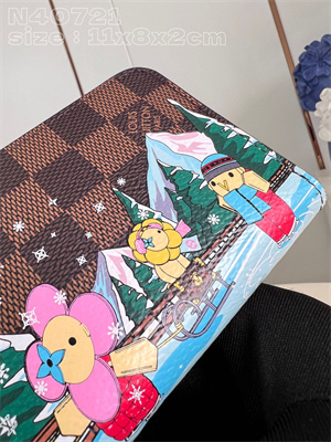 L.V Zippy Coin Purse Vivienne Holidays Damier Ebene N40721